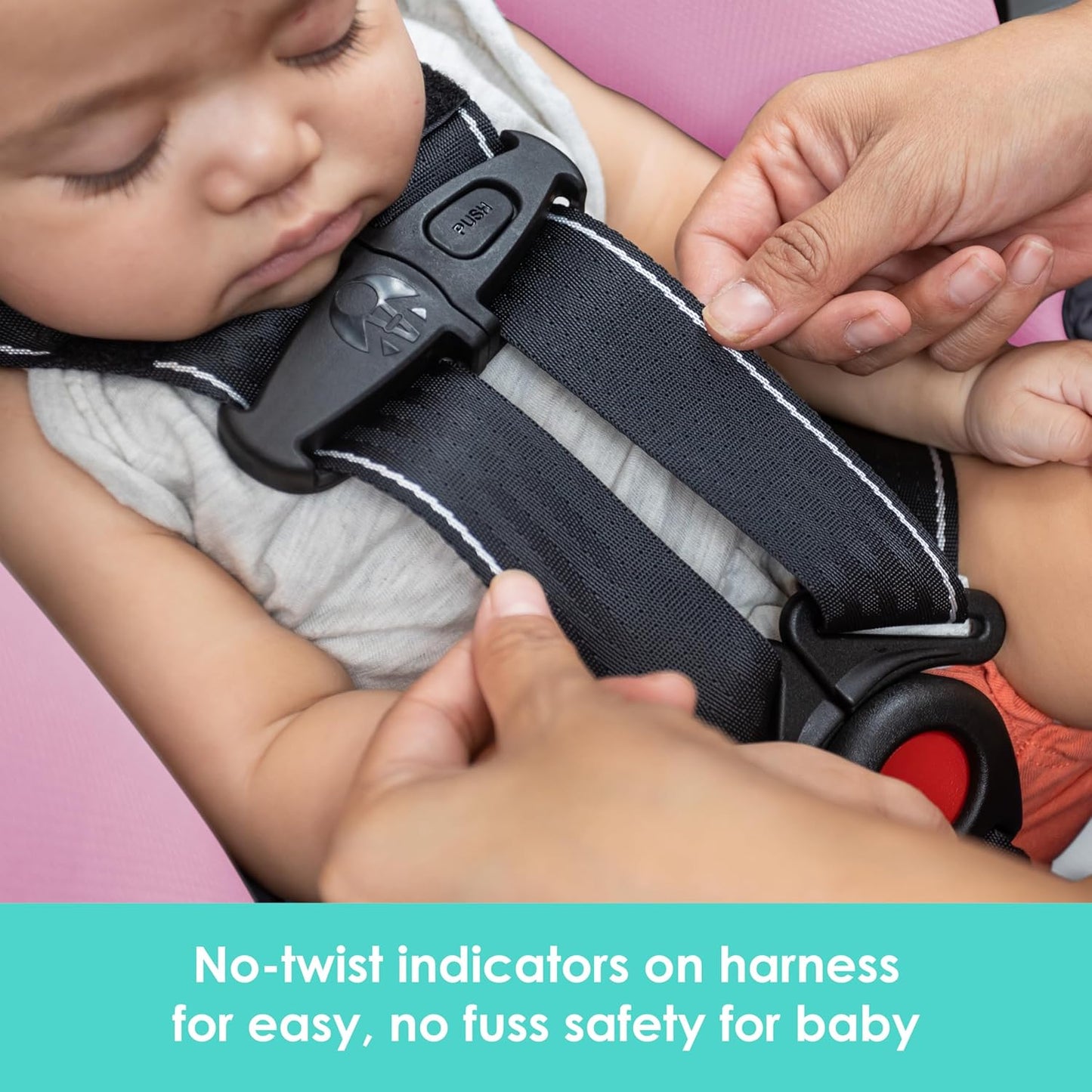 Baby Trend EZ-Lift™ PRO Infant Car Seat, Dash Tan – Lightweight Premium Carry, Plush Infant Cushioning, Adjustable Harness Support