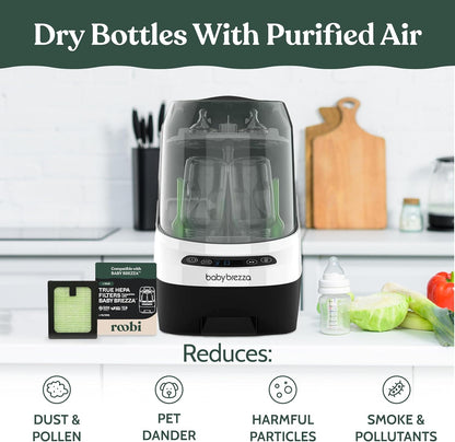 Roobi Descaling Solution Compatible with Baby Brezza. Specially Formulated to Clean & Descale Baby Appliances. Up to 2 Uses per Bottle, 2 Pack. Carbon Neutral.