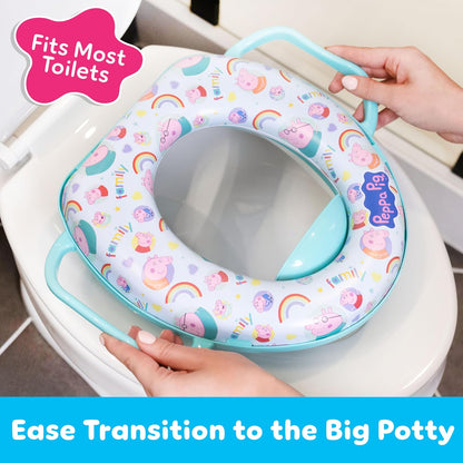 Peppa Pig Soft Potty Training Toilet Seat, Baby Potty Training, Safe, Easy to Clean