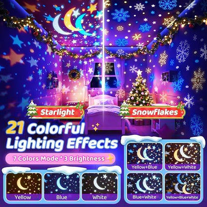 Night Light for Kids, 315 Light Modes+15 Films Unicorn Toy,15 Sound Machine Baby,Unicorn Toys for Girls Age 4-6,360°Rotate+Remote Night Light Projector for Kids Room Decor,Birthday Gift for Girl 5 7 8
