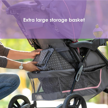 Baby Trend Stroller and EZ-Lift Infant Car Seat, EZ Ride Travel System, Dash Grey