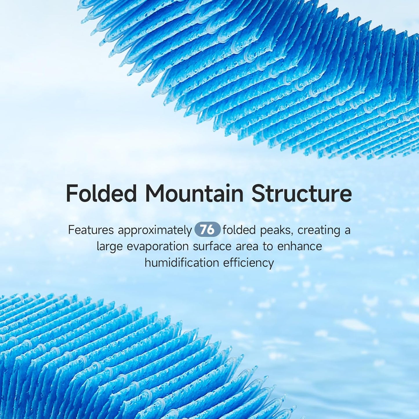Upgrade Humidifier Replacement Filter Compatible with Canopy Bedside and Nursery Humidifier, Blue Spunlace Nonwoven Washable Filter, 4-Pack