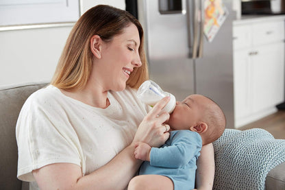 NUK Simply Natural Baby Bottles with SafeTemp Gift Set - Includes 4 Bottles