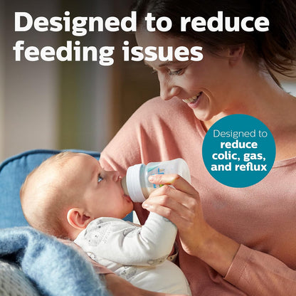 Philips Avent, Anti-Colic Baby Bottle with AirFree Vent, Scy703/91, Clear, Scy703/91, 9 Ounce