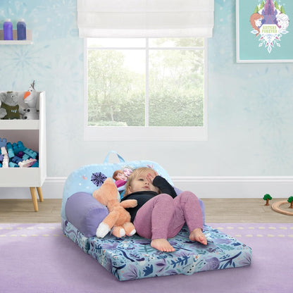 Delta Children - Cars Cozee Buddy Flip-Out Kids Chair, Blue