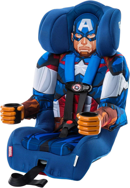 KidsEmbrace 2-in-1 Car Seat | Forward-Facing Harness (26.5–65 lbs) & Booster Mode (40–100 lbs) | Latch | Premium Fit with Multi-Position Headrest, Harness & Recline
