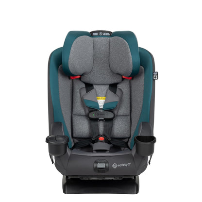 Safety 1st EverSlim 4-in-1 Convertible Car Seat, SecureTech Chest Clip, Ultra-Slim, 4-Mode Infant to Booster, Baby Car Seat, 5-100 lbs, Memory Foam, Office Space