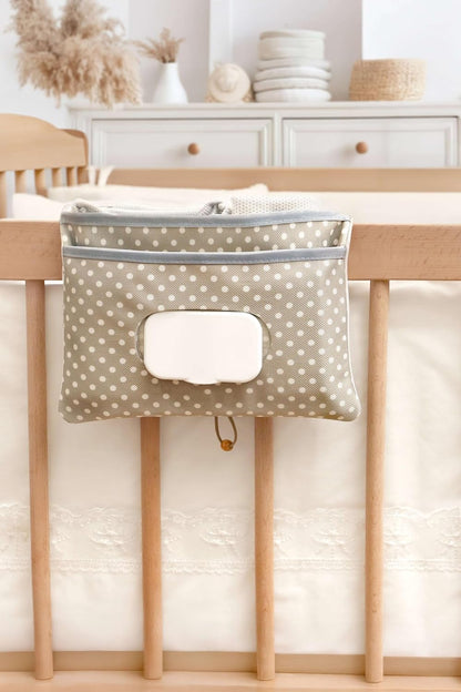 HAMUR Baby Diaper Bag Organizer – Travel-Friendly, Compact & Foldable | Stroller Pouch for Newborn Essentials – Must-Have for Boys & Girls (Leaves)