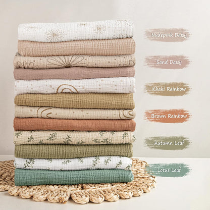 lulumoon Muslin Bassinet Sheets for Baby: Soft Bedside Sleeper Bassinet Fitted Sheets for Boys and Girls