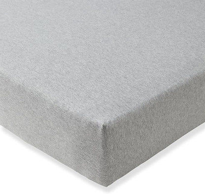 Burt's Bees Baby Essential Organic Cotton Fitted Crib Sheet, Breathable for Boy Girl Standard Crib & Toddler Mattresses