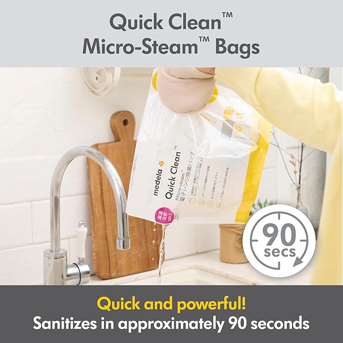 Medela Breast Milk Storage & Cooler Gift Set Made Without BPA, with Bottles, Storage Bags, Microwave Sterilizer Bags, and Cooler Bag with Ice Pack
