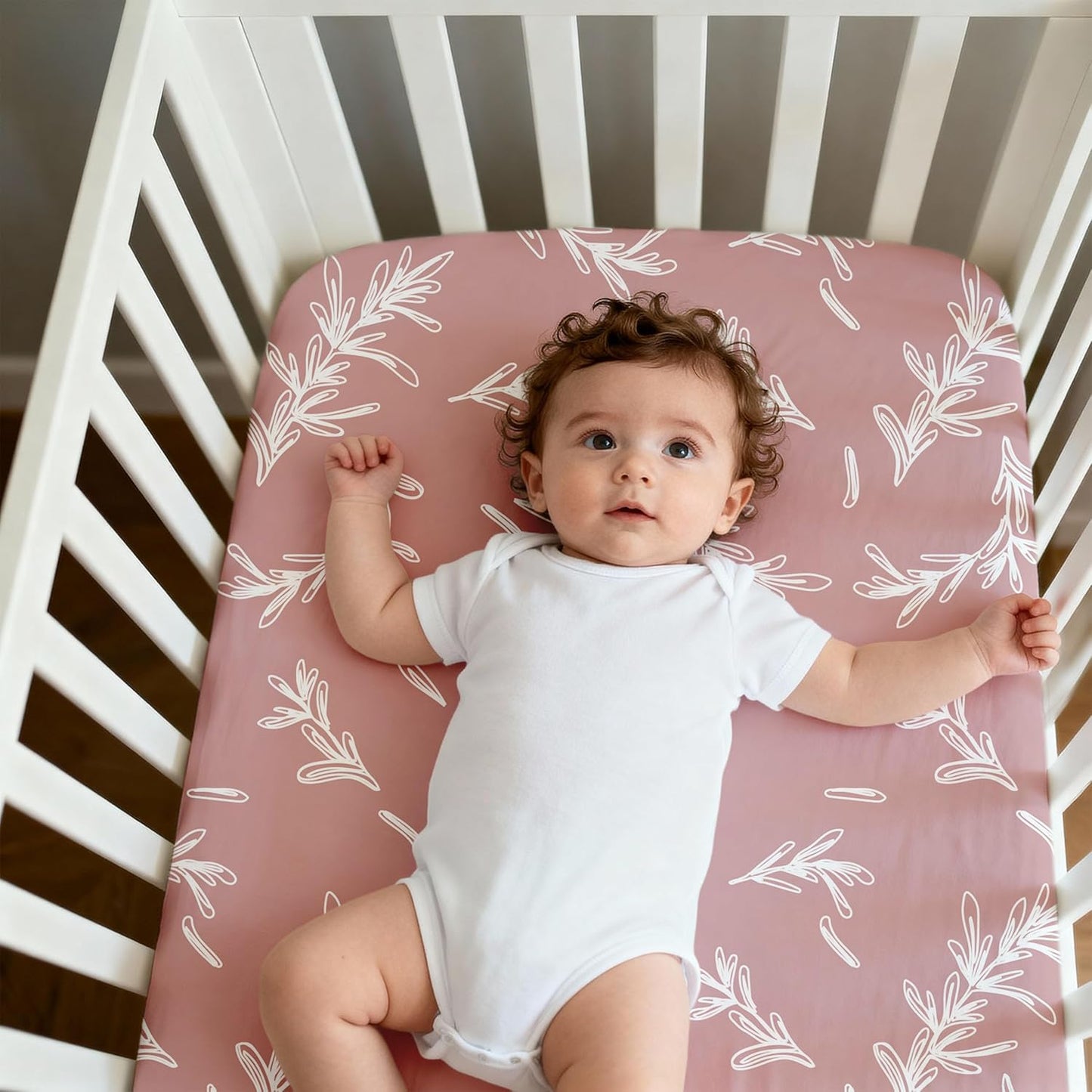 Bedside Sleeper Bassinet Fitted Sheets 20 x 33, 3 Pack Baby Delight Beside Me Dreamer,Babybond,Jimglo,koola,cowiewie,fodoss, Dream On Me Baby Square Bassinet, Pink Animal