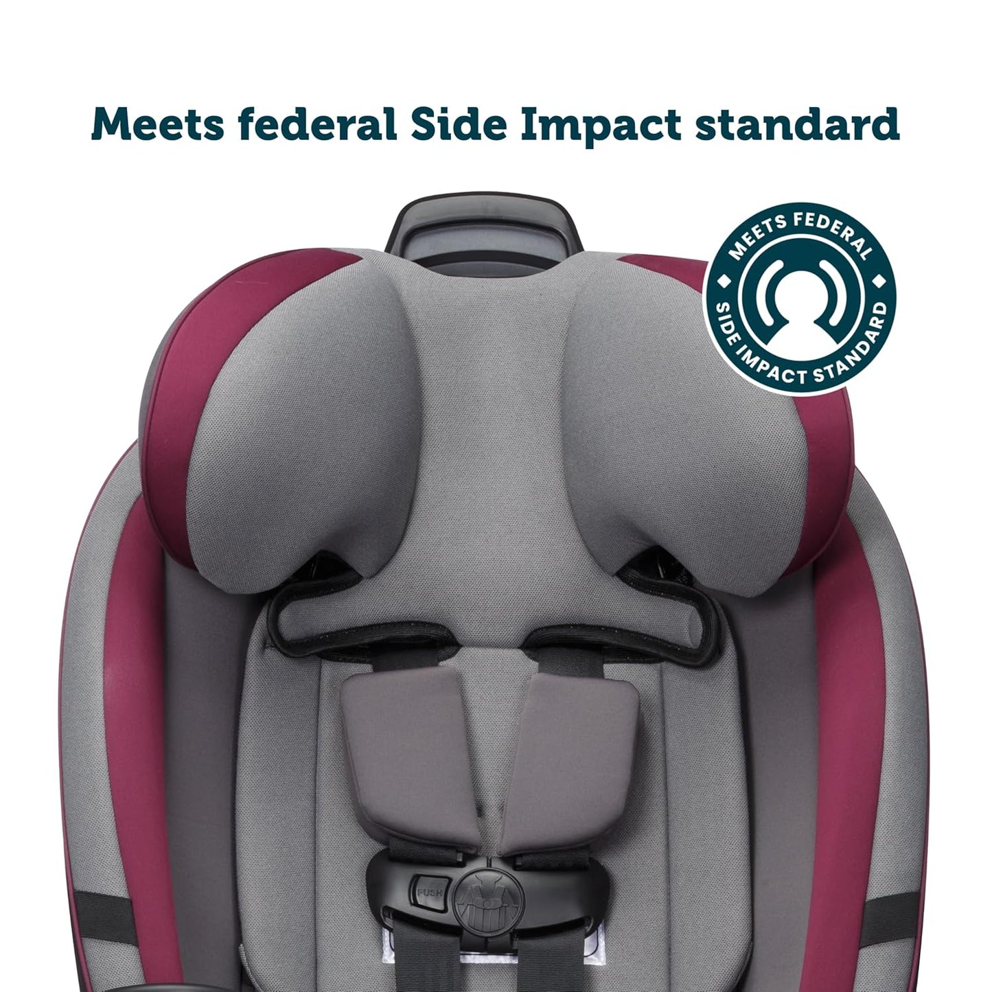 Safety 1st Grow and Go All-in-One Slim Convertible Car Seat, Rear Facing, 5-40 lbs, Forward Facing (30–65 lbs), High Back Booster Seat 40-100 pounds, Alaskan Blue