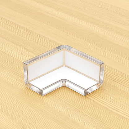 12-Pack Baby Proof Corner Protectors, Clear Furniture Safety Bumpers, Soft Rubber Foam Cushion Guards with Pre-Applied Adhesive, Child Proofing Pads for Tables, Cabinets, Desks, Glass Surfaces