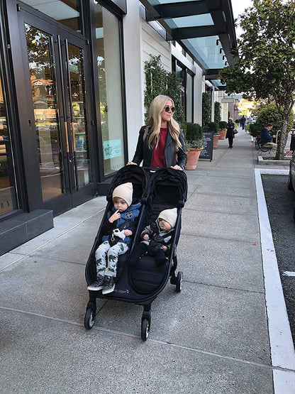 Baby Jogger City Tour 2 Carry-On Approved Travel Stroller, Ultra-Compact Baby Stroller, Lightweight, Easy Fold, Baby Travel Essential, Pitch Black