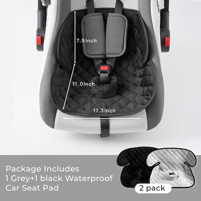 2 Pack Waterproof Piddle Pads Carseat Potty Training Car Seat Protector Waterproof Car Seat Liner Cover to Prevent Pee