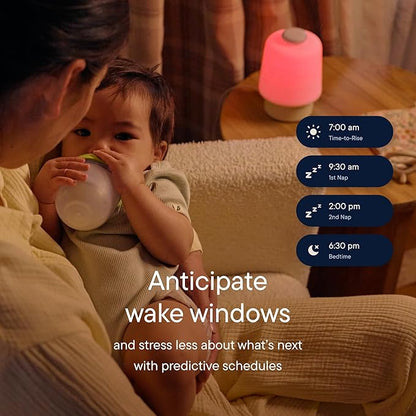 Hatch Baby Sound Machine, Night Light | Hatch Baby (Peach) | Sleep Support | Registry Essential, Routine Builder, Time-to-Rise Alarm Clock, White Noise, Nursery Stories, Toddler Kids (Wi-Fi)
