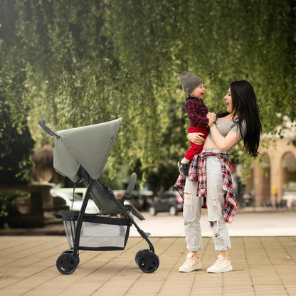 hauck Lightweight and Compact Travel Baby/Toddler Foldable Stroller, Sport, Dark Olive