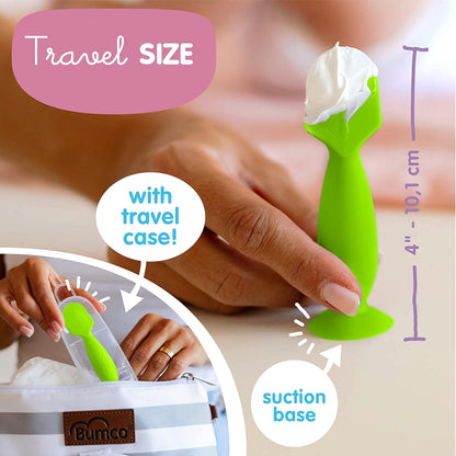Bumco Diaper Cream Spatula - BPA-Free Diaper Bag Essentials, Soft Butt Spatula Baby, Mom-Invented Butt Paste Spatula, Bumco Diaper Cream Spatula, Flexible Diaper Cream Applicator, Baby Bum Brush