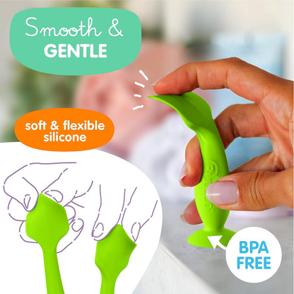 Bumco Diaper Cream Spatula - BPA-Free Diaper Bag Essentials, Soft Butt Spatula Baby, Mom-Invented Butt Paste Spatula, Bumco Diaper Cream Spatula, Flexible Diaper Cream Applicator, Baby Bum Brush