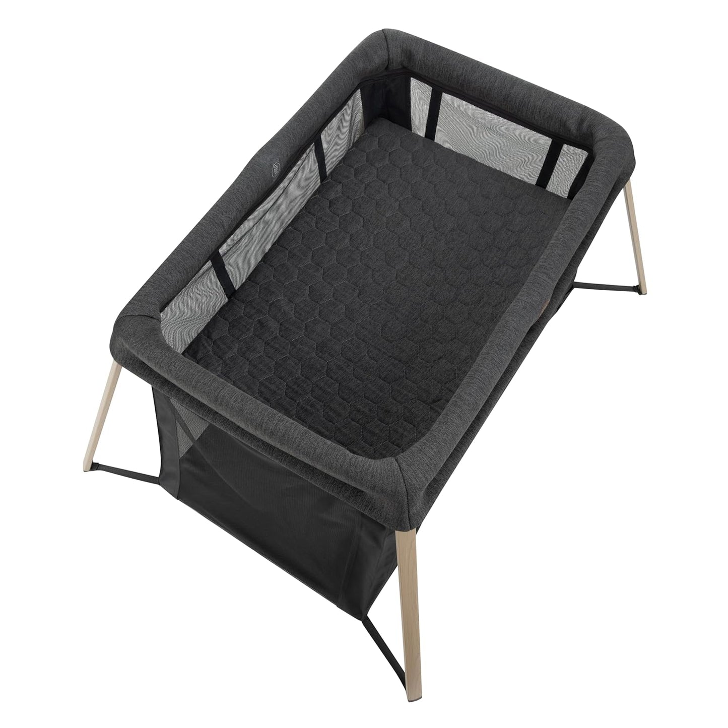 Maxi-Cosi Calao Travel Playard, Infant Bassinet, Toddler Playpen, Portable, Lightweight, Foldable, Easy Setup, with Carry Bag, Breathable Mesh, Truffle