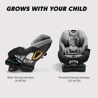 Baby Jogger® City Turn Rotating Car Seat with 180-Degree Turn, Lightweight Convertible Car Seat, Rear Facing to Forward Facing, COOLMAX Fabric, Amazon Exclusive Pike Fashion