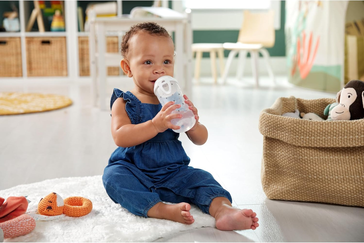 NUK Active Spill Proof Sippy Cup, 10 oz, 2 Pack, 8+ Months, Pink – BPA Free, Spill Proof Sippy Cup