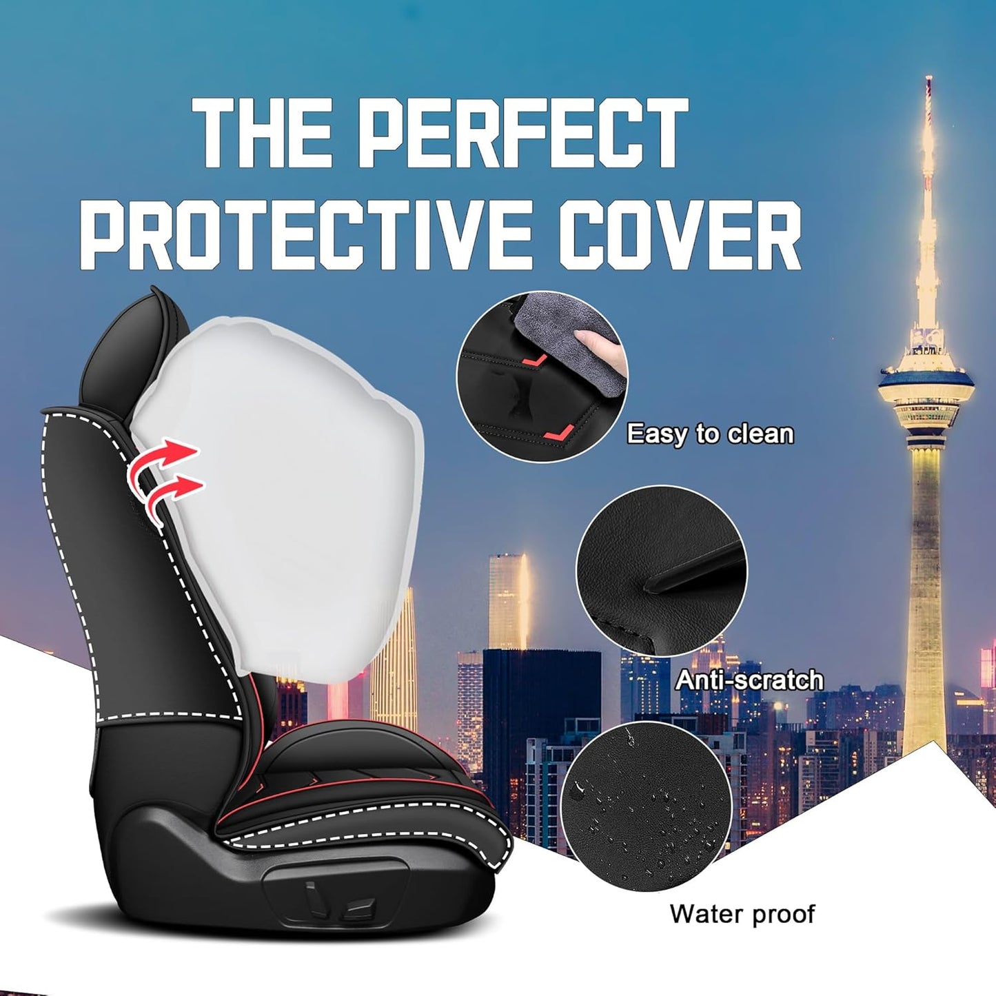 CTDS Car Seat Covers for MINI Convertible 2013-2026, Stylish Sport Seat Covers, Premium Nappa Leather Car Seat Cover. Automobile Seat Covers Sets.(Luxury 5 Seats/Beige)