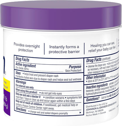 Desitin Maximum Strength Baby Diaper Rash Cream, 40% Zinc Oxide, Hypoallergenic No Added Parabens & Dyes, Protects & Relieves Baby’s Skin for Up to 12 Hours, Prevents Diaper Rash, 4.8 oz Tube