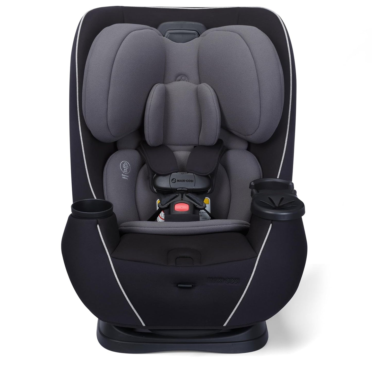 Maxi-Cosi Pria Max+ All-in-One Baby Convertible Car Seat, Rear Facing, Forward Facing Infant Toddler Booster, Easy Latch Install, Magnetic Buckle, Adjustable Harness, Cup Holders, Sea Shadow