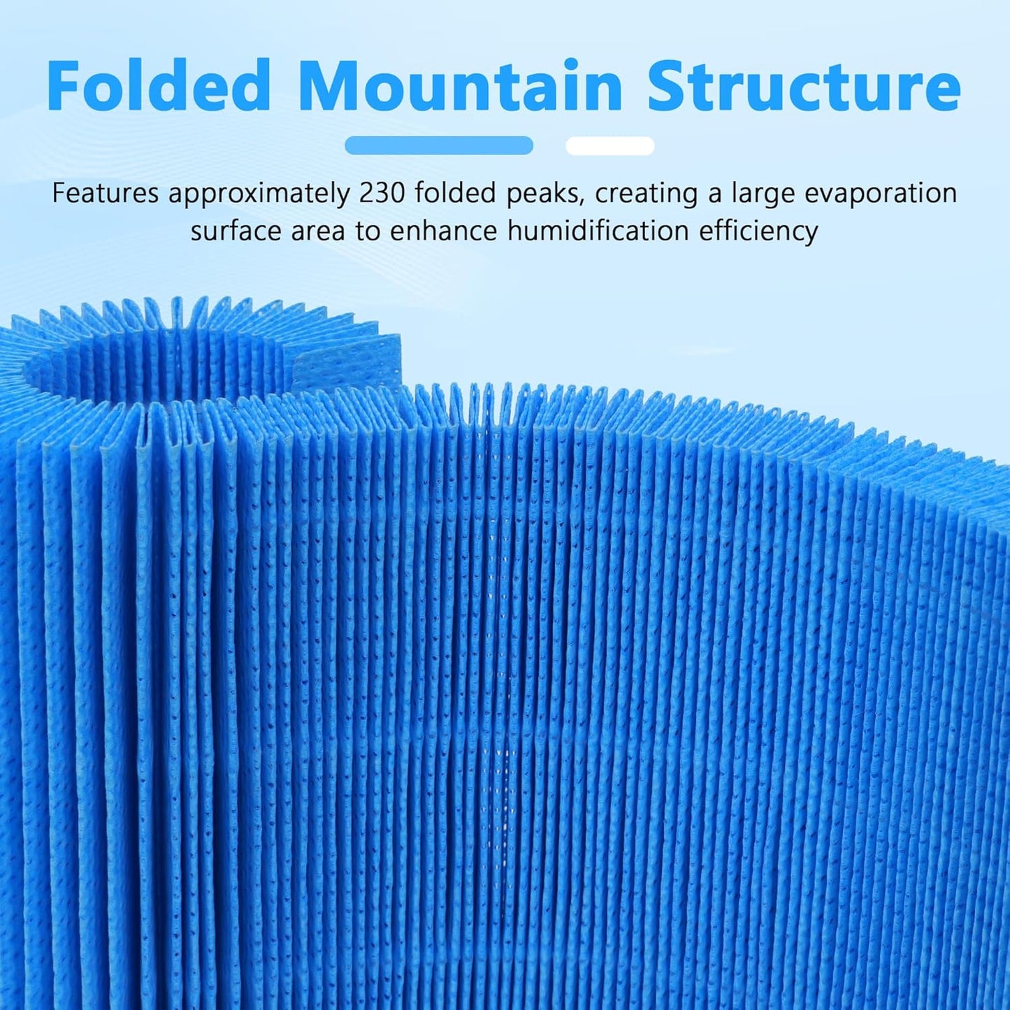 MAF1 Replacement Wicking Humidifier Filter 2 Pack, Upgraded Washable Blue Filter, Compatible with Aircare MA1201 MA0950 & Kenmore 14906 14410 14411 15412 29979