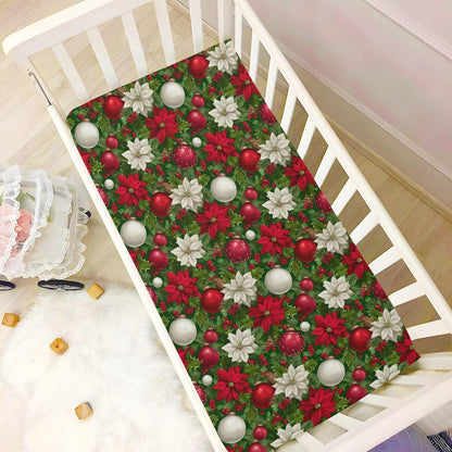 Baby Crib Sheet Cute Goose Flowers Crib Mattress for Boys and Girls Playard Sheet Soft Breathable Fitted Baby Mattress Cover 52x28in