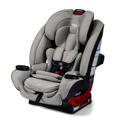 Britax One4Life All-in-One Car Seat, Up to 10 Years of Use, Rear Facing, Forward Facing, & Booster Modes, Extended Rear-Facing, ClickTight Installation & Breathable SafeWash Fabrics — Teak