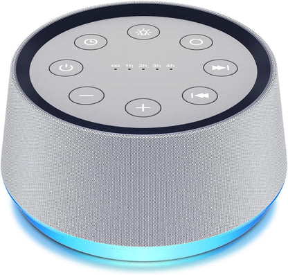 Brown Noise Sound Machine 30 Soothing Sounds White Noise Machine with 12 Night Light Colors Sleep Machine for Adults Baby Kids 36 Volume Levels Noise Canceling for Office Home Privacy
