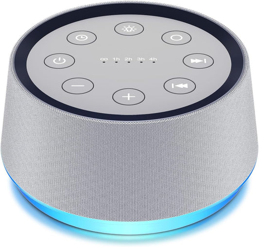 Brown Noise Sound Machine 30 Soothing Sounds White Noise Machine with 12 Night Light Colors Sleep Machine for Adults Baby Kids 36 Volume Levels Noise Canceling for Office Home Privacy