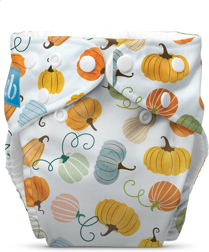 Charlie Banana Cloth Diapers, Reusable, Washable, Adjustable One Size Diaper, for Babies and Toddlers, with Absorbent Insert - Sweet Dreams on Grey, 1 Pack