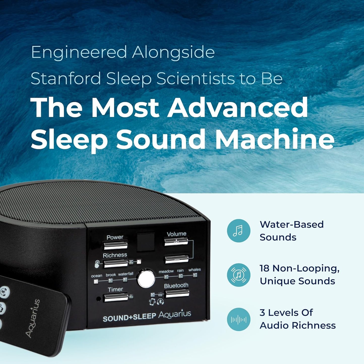 Adaptive Sound Technologies Sound + Sleep SE - White Noise Machine for Focus Support - Convenient Sleep Timer - Built-in Headphone Jack - Precision Volume Settings - Speech Privacy - White