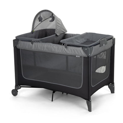 Safety 1st Basic 2-in-1 Play Yard with Bassinet, Gray