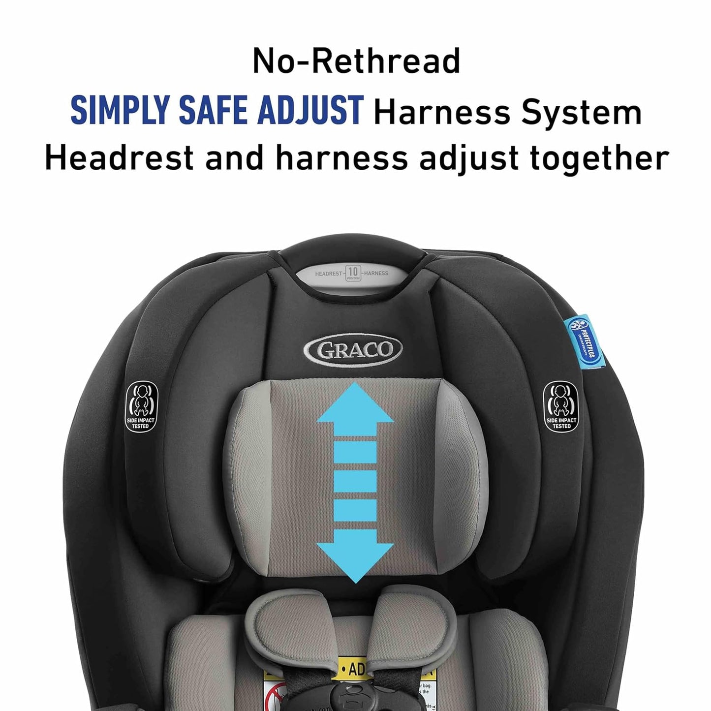 Graco® TriRide 3-in-1 Reclining Car Seat, Clybourne - Rear & Forward Facing Car Seat, Highback Booster, Adjustable Headrest