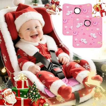 Car Seat Protector for Potty Training, 2 Pack Waterproof CarSeat Liner Toilet Training for Baby Infant Toddler, Dry Seat Piddle Pads Cover for Strollers (Gray)
