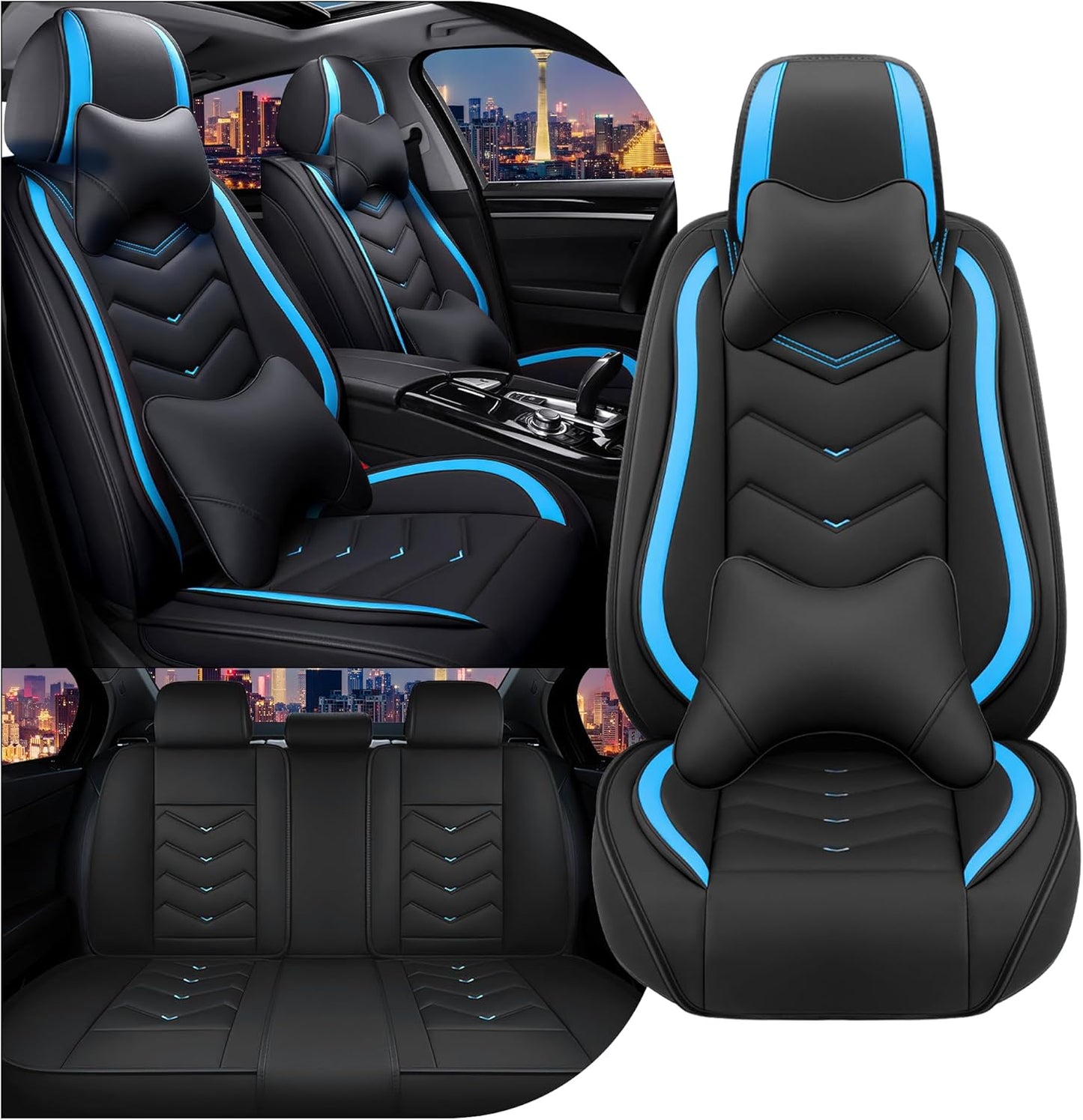 CTDS Car Seat Covers for MINI Convertible 2013-2026, Stylish Sport Seat Covers, Premium Nappa Leather Car Seat Cover. Automobile Seat Covers Sets.(Luxury 5 Seats/Beige)