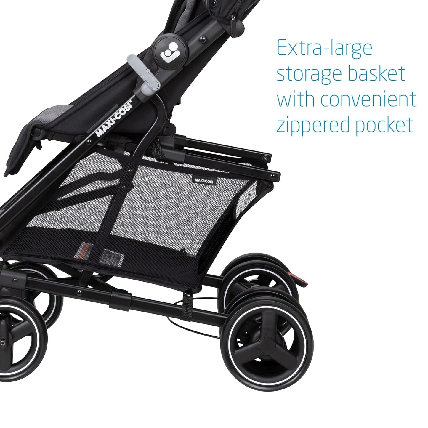 Maxi-Cosi Mara XT Ultra Compact Stroller, Essential Black