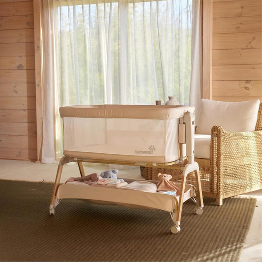 GROWNSY Baby Bassinet Bedside Sleeper