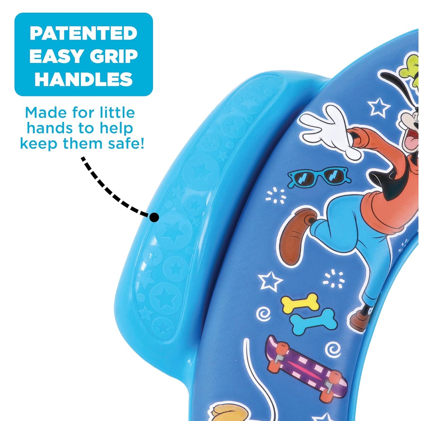 Disney Mickey Mouse "Pals at Play" Soft Potty Seat and Potty Training Seat - Soft Cushion, Baby Potty Training, Safe, Easy to Clean