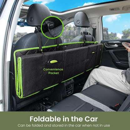 2-in-1 Dog Car Seat Cover for Back Seat, Transform to Passenger Mode - Dog Car Seat, Waterproof, Scratch-resistant, Support to 330lbs, for Outdoor Activities, Travel, to the Vet, for Cars/SUV/Truck