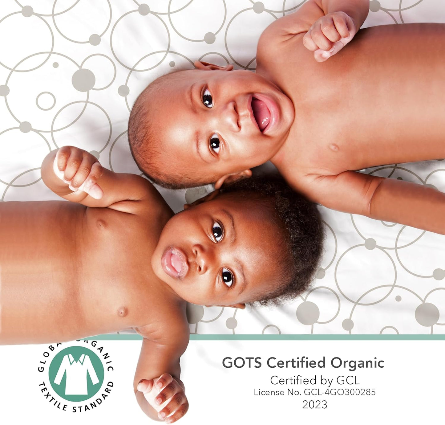 100% Organic Cotton 2 Pk Bedside Sleeper Bassinet Fitted Mattress Sheets Perfectly Compatible with Mika Micky, Baby Delight, Ronbei, Chicco, Cloud Baby, AMKE, Angelbliss, Arm's Reach. Cloud, Stripe