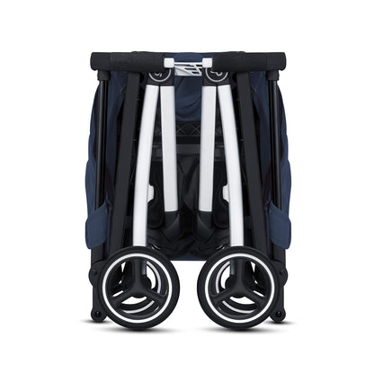 gb Pockit+ All-Terrain, Ultra Compact Lightweight Travel Stroller with Canopy and Reclining Seat in Velvet Black
