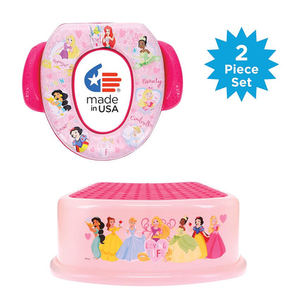 Disney Princess "Loving Life" 2 Piece Essential Potty Training Set - Soft Cushion