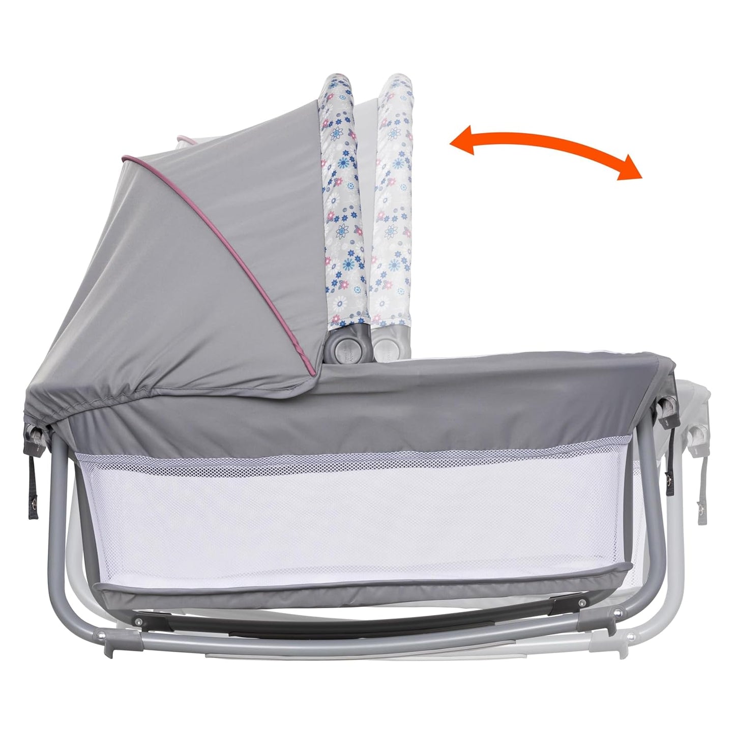 Baby Trend Nursery Den Playard with Snooze Pod and Flip Over Changer, Diamond Sage