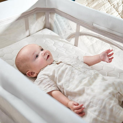 Maxi-Cosi Calao Travel Playard, Infant Bassinet, Toddler Playpen, Portable, Lightweight, Foldable, Easy Setup, with Carry Bag, Breathable Mesh, Classic Slate